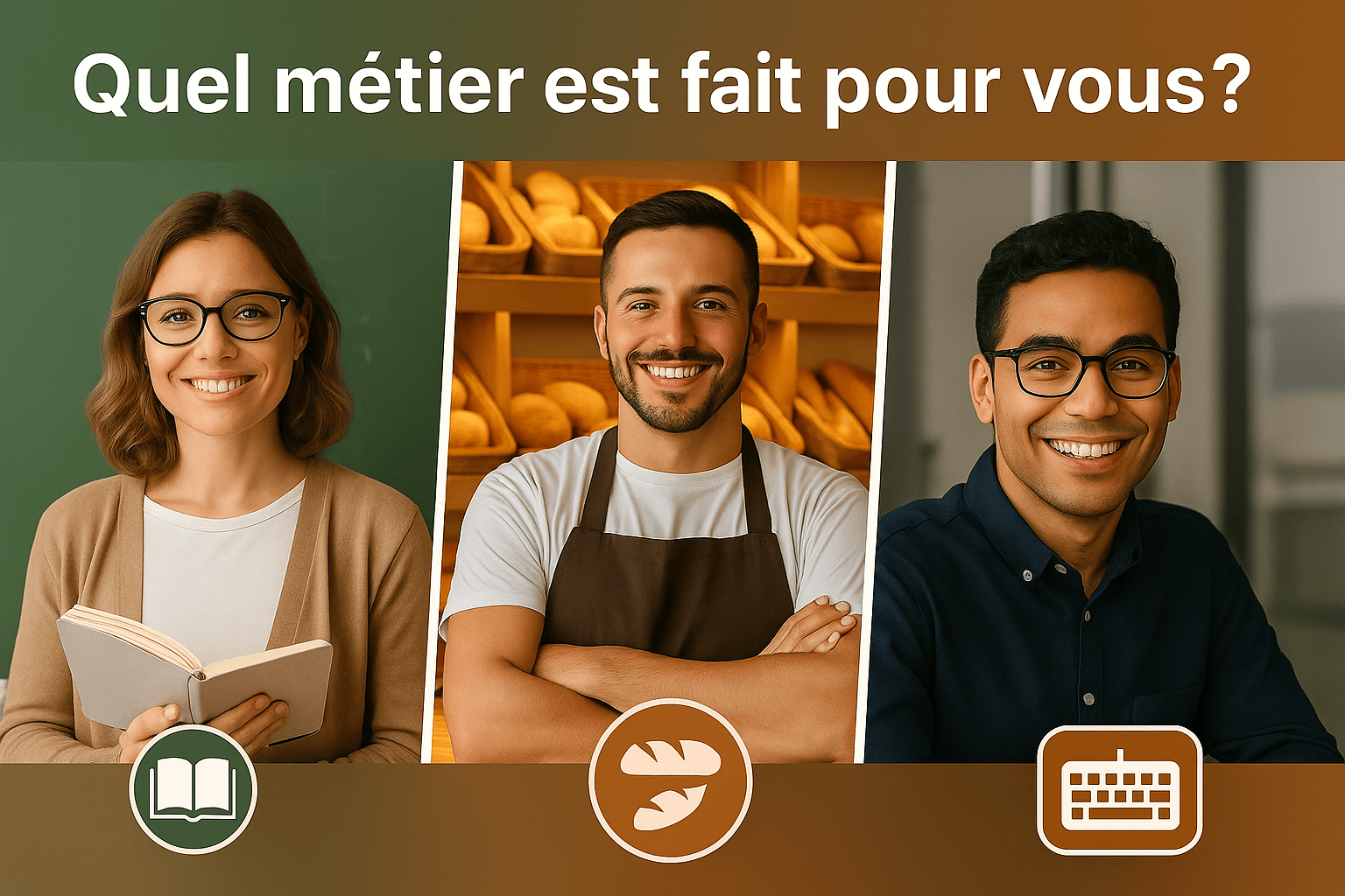 Découvrez votre métier idéal